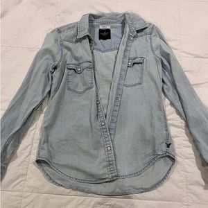 American Eagle Denim button up